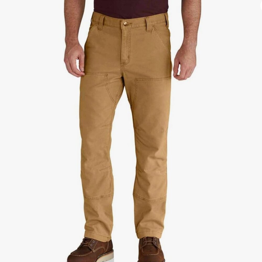 Carhartt Men's Relaxed Straight Rigby Double-front Dungaree - hickory